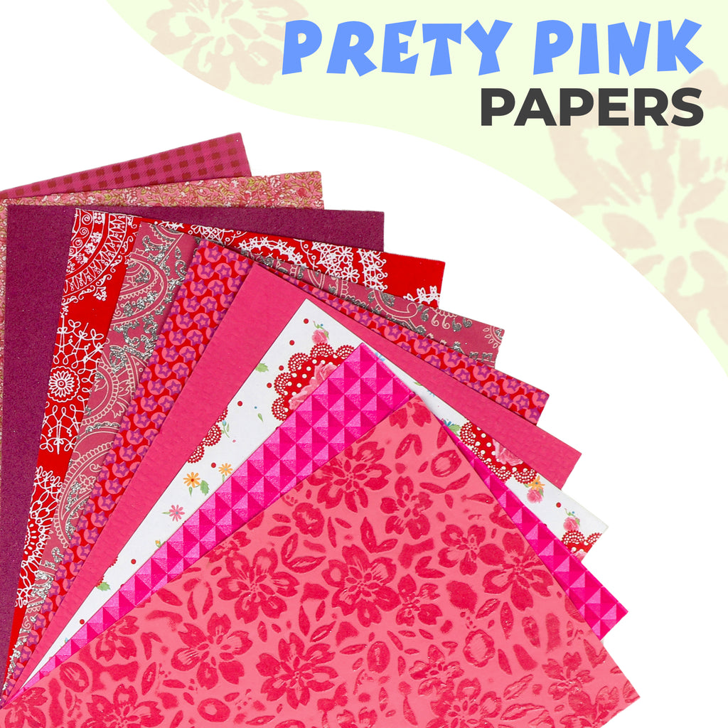 A4 Size Colored Sheets and Decorative Craft Paper